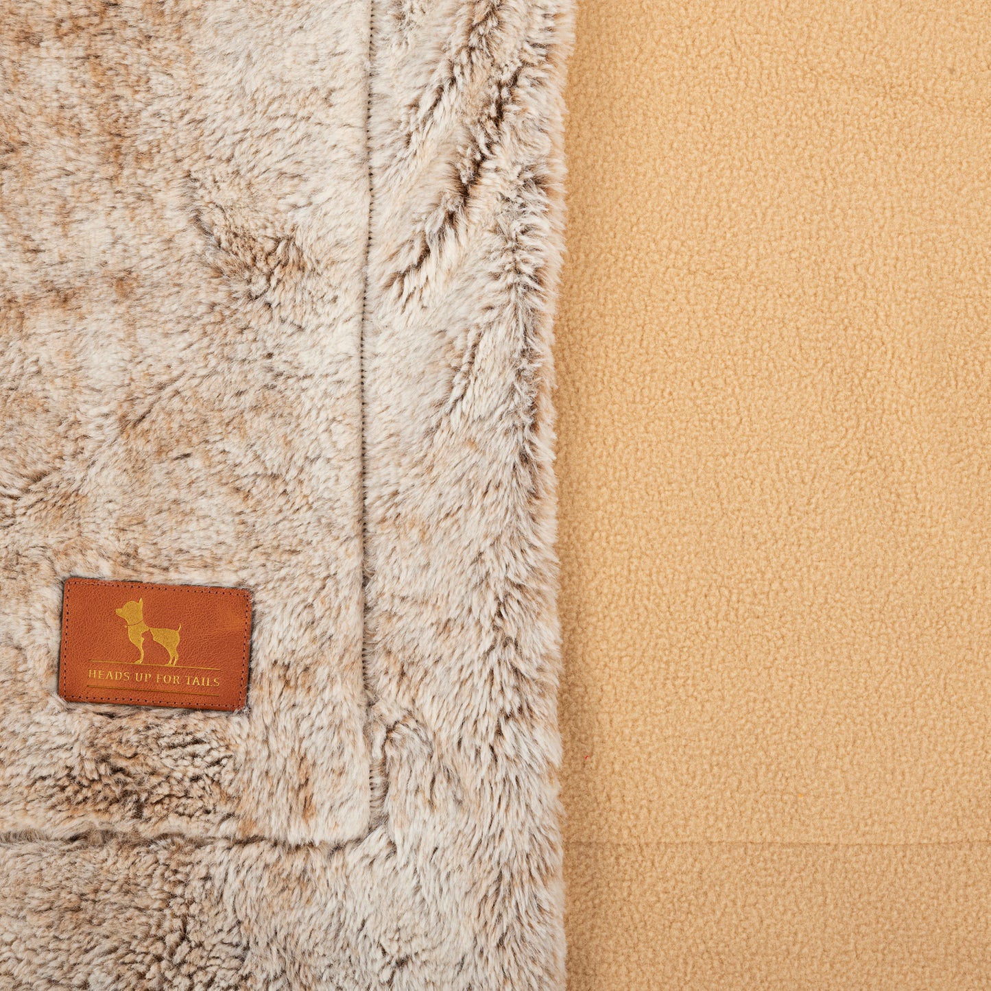 HUFT Furry Comfort Blanket For Dog & Cat - Brown