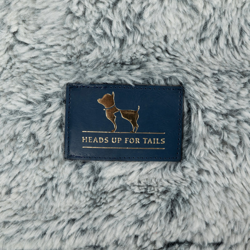 HUFT Furry Comfort Blanket For Dog & Cat - Grey - Heads Up For Tails