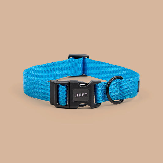HUFT Classic Collar For Dog - Ocean Blue - Heads Up For Tails