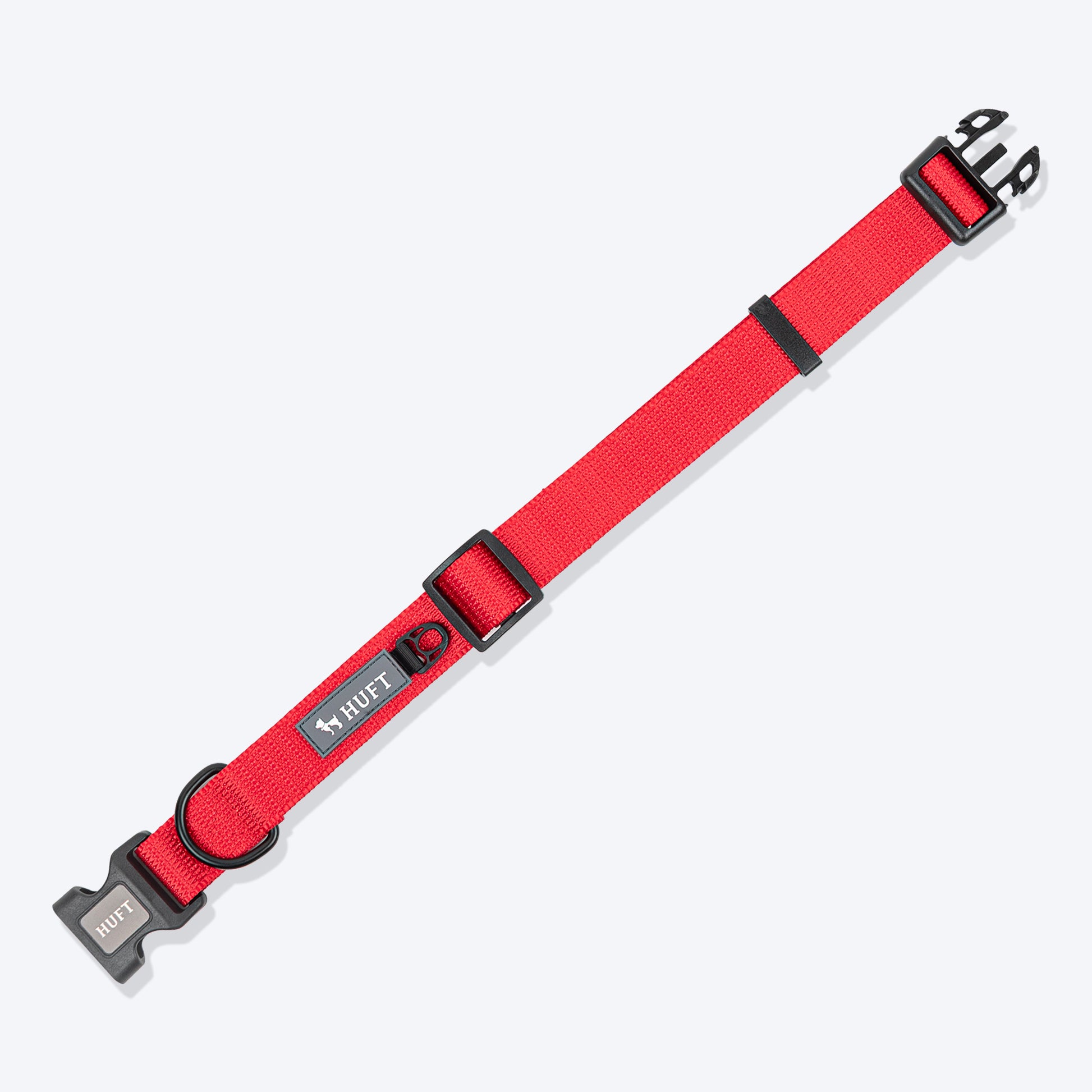 HUFT Classic Collar For Dog - Cherry Red - Heads Up For Tails