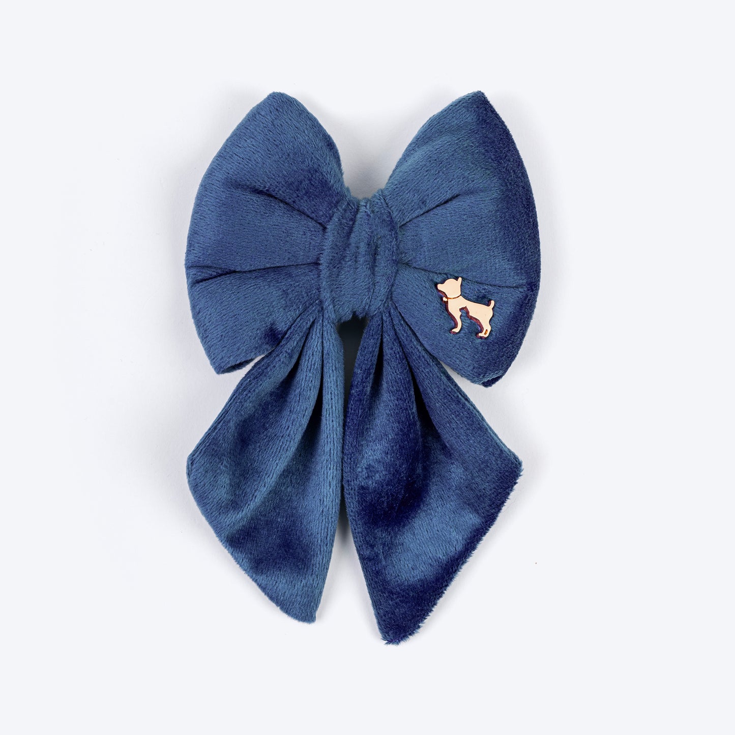 HUFT Regal Luxe Bow Tie For Dog - Navy - Heads Up For Tails