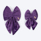 HUFT Regal Luxe Bow Tie For Dog - Purple - Heads Up For Tails