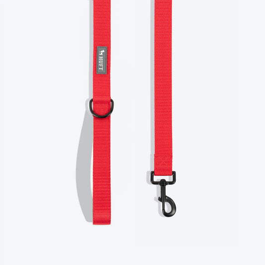 HUFT Classic Leash For Dog - Cherry Red