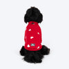 HUFT Lovers Printed T-Shirt For Dog - Red - Heads Up For Tails