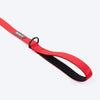 HUFT Classic Personalised (Mobile No.) Dog Leash - Cherry Red - Heads Up For Tails