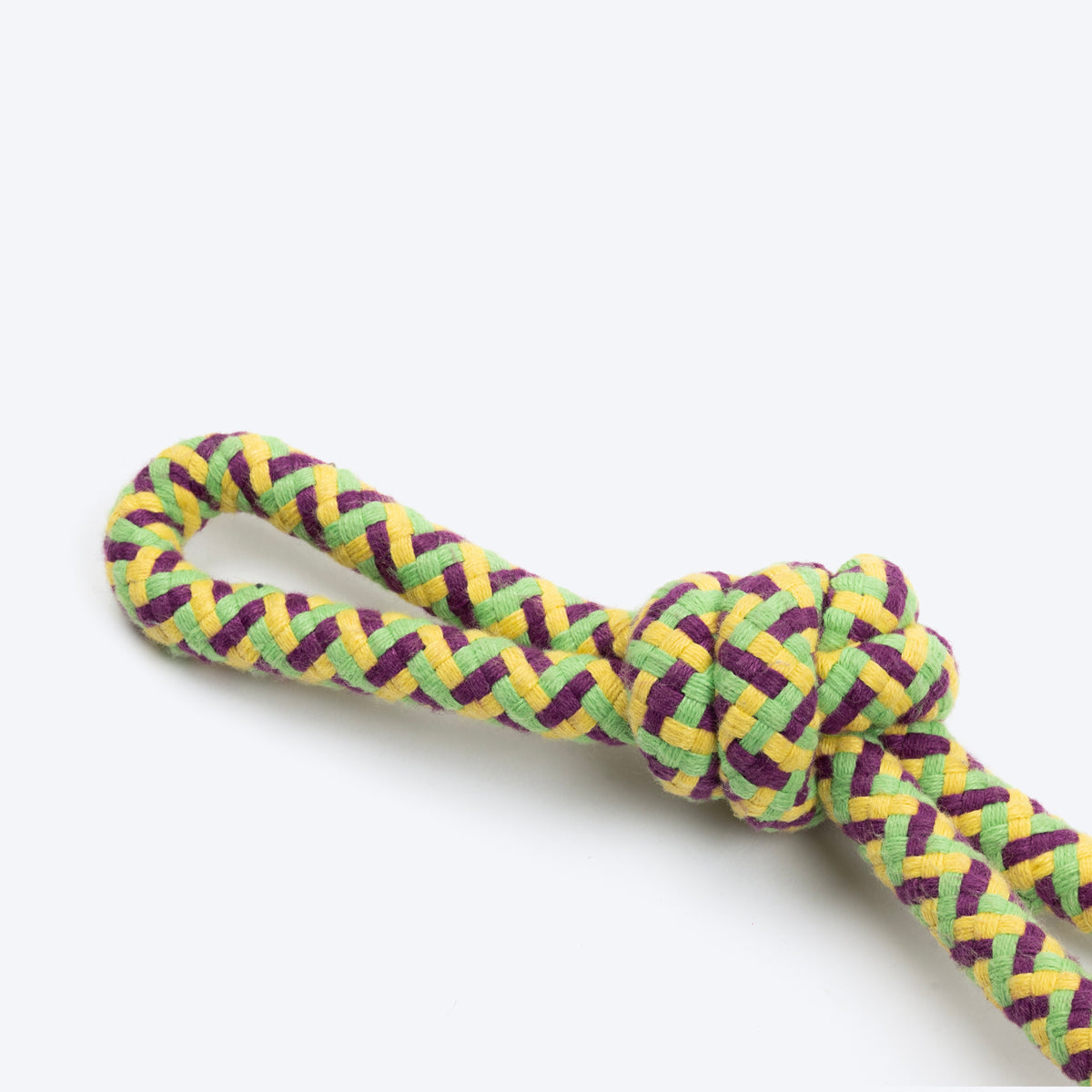 HUFT Tug Trail Knotted Rope Toy For Dog - Multicolor - Heads Up For Tails