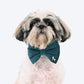 HUFT Regal Luxe Collar With Bow Tie For Dog - Green