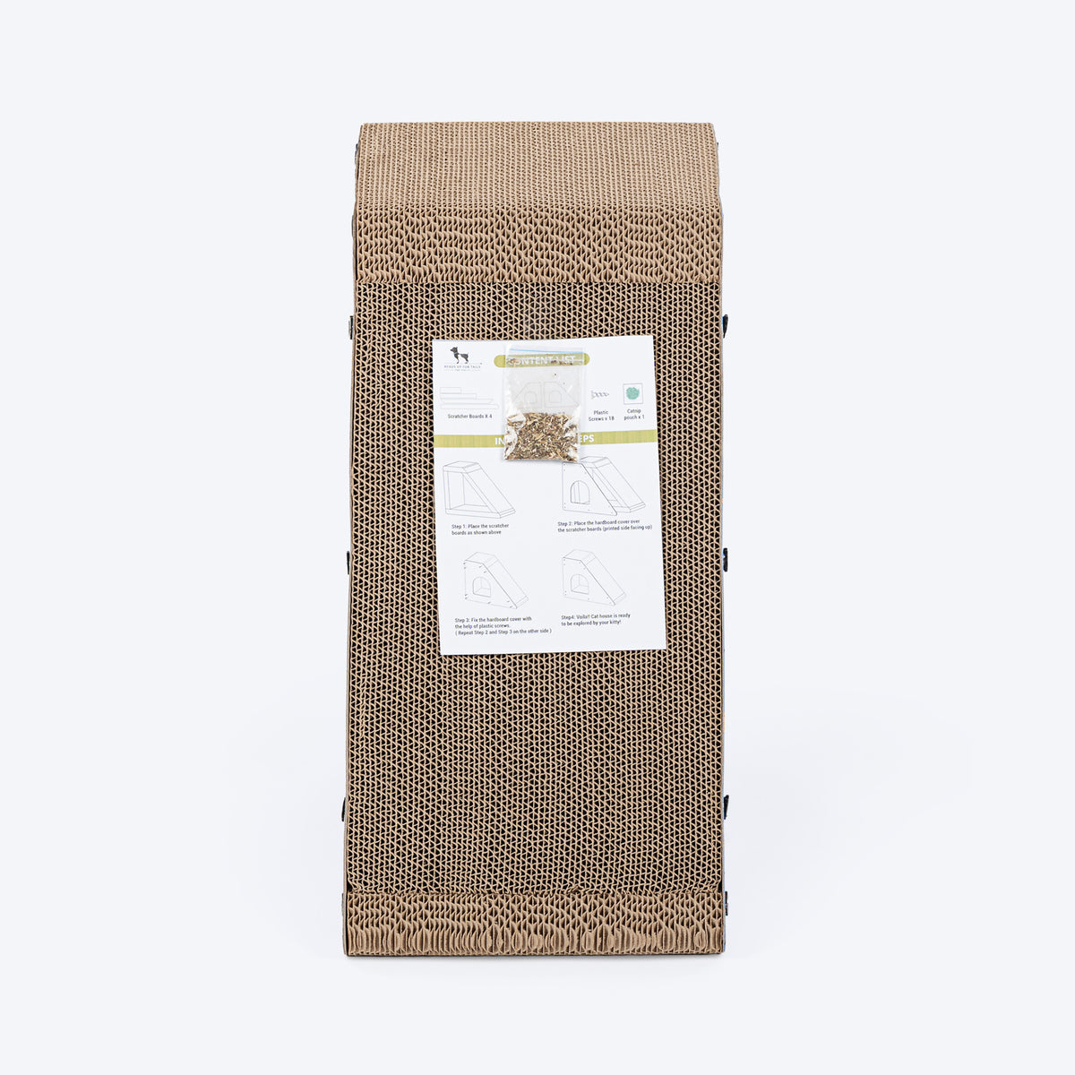 HUFT Whisker Hub Scratcher For Cat - Blue - Heads Up For Tails