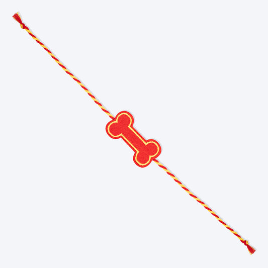 HUFT Furever Love Rakhi For Dog & Cat - Red - Heads Up For Tails