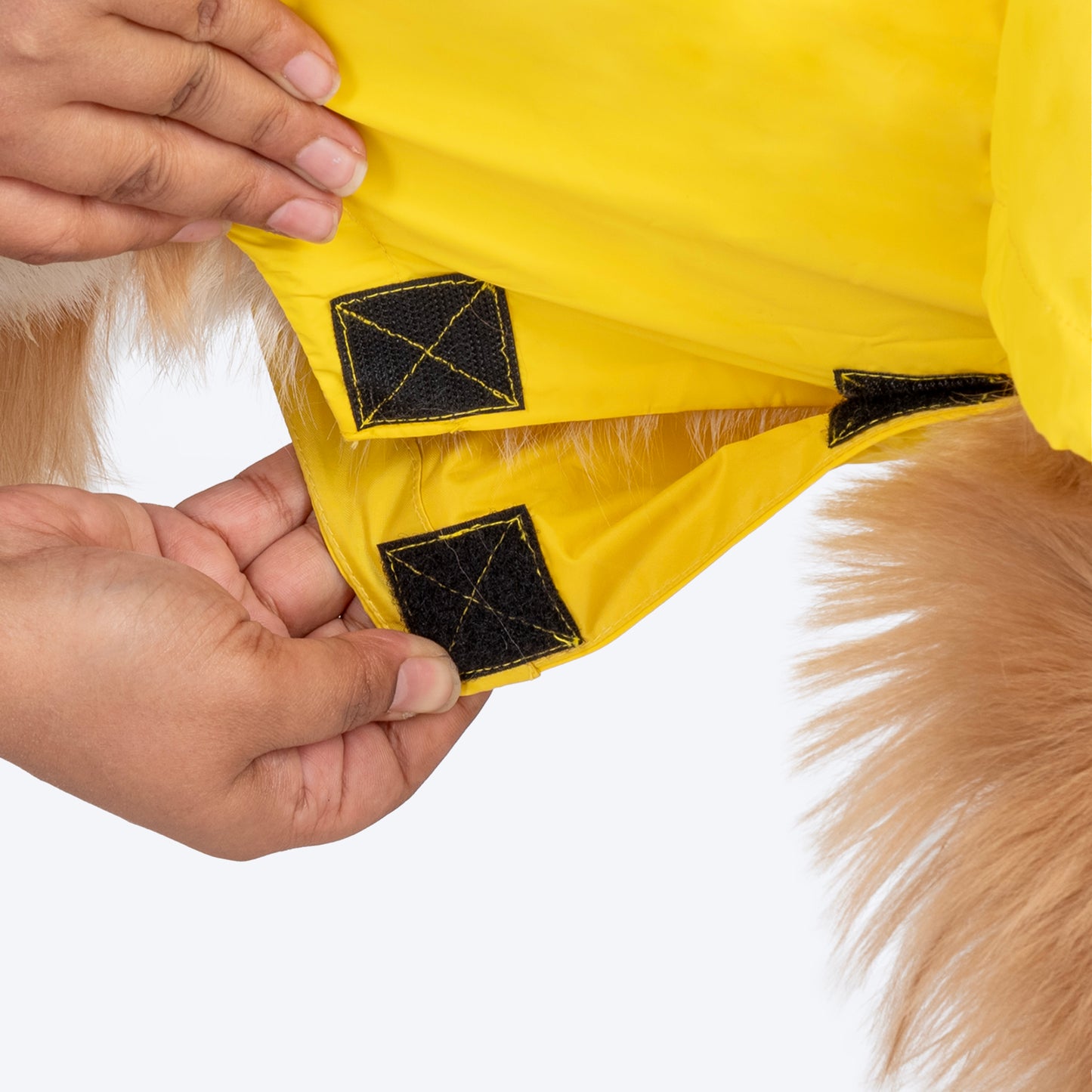 HUFT Magical Mist Raincoats for Pets - Sunshine Yellow - Heads Up For Tails