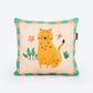HUFT Whisker Bloom Cushion For Pet Lovers - Multicolor - Heads Up For Tails