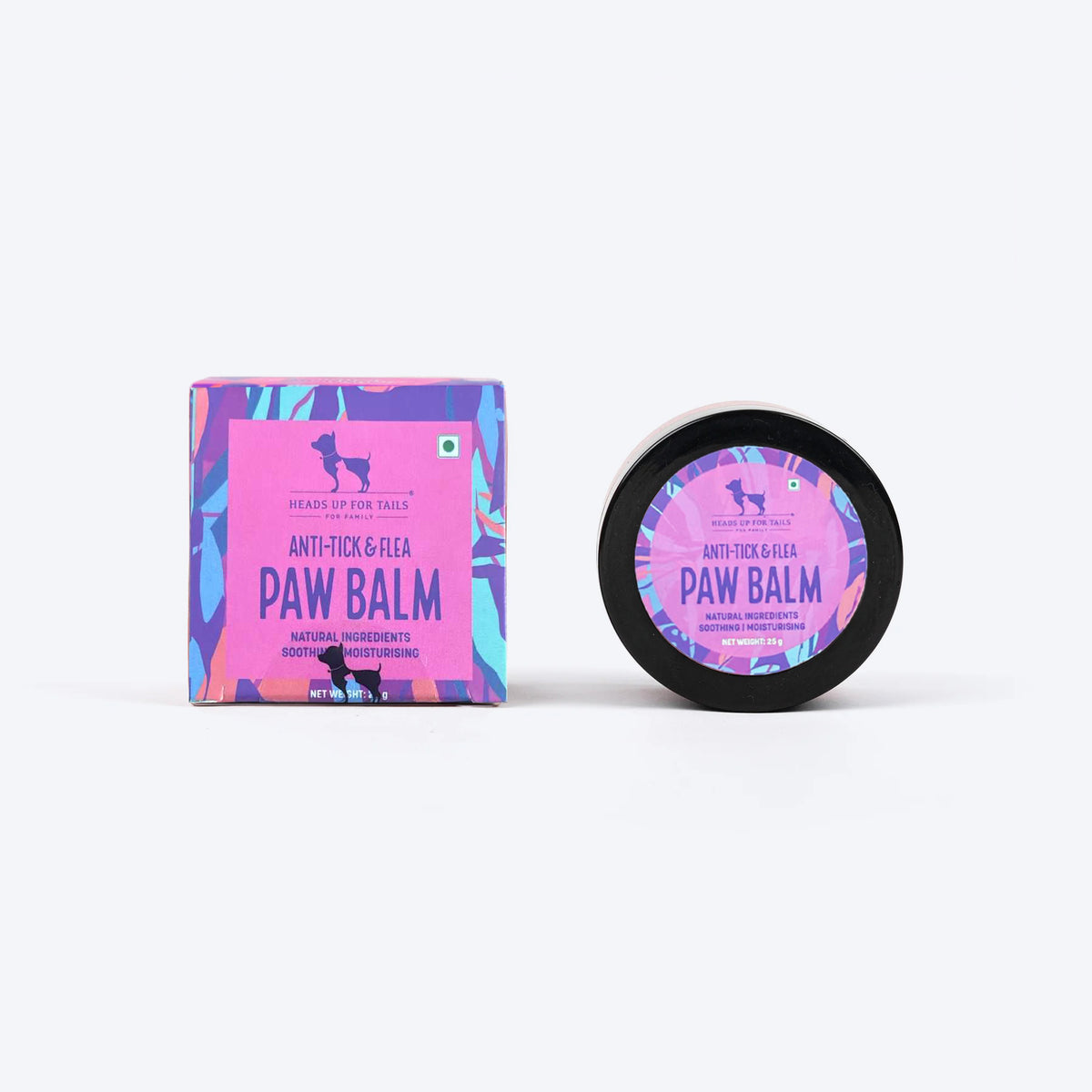 HUFT Organic Anti-Tick & Flea Paw Balm For Dogs - 25 g - Heads Up For Tails