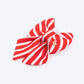 HUFT Merry Stripes Bow Tie for Dog - Red & White