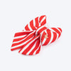 HUFT Merry Stripes Bow Tie for Dog - Red & White - Heads Up For Tails