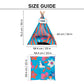 HUFT Personalised Summer Bloom Teepee Tent Bed For Dog & Cat - Blue - Heads Up For Tails
