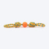 HUFT Tuggables Twisted Tug & Ball Rope Toy For Dog - Yellow & Orange - Heads Up For Tails