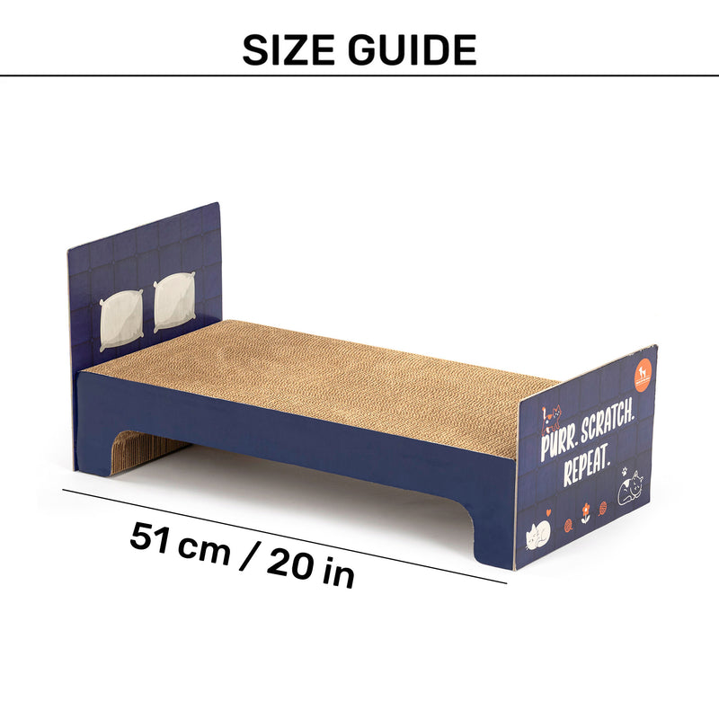 HUFT Kitty Bed Scratcher For Cat - Multicolor