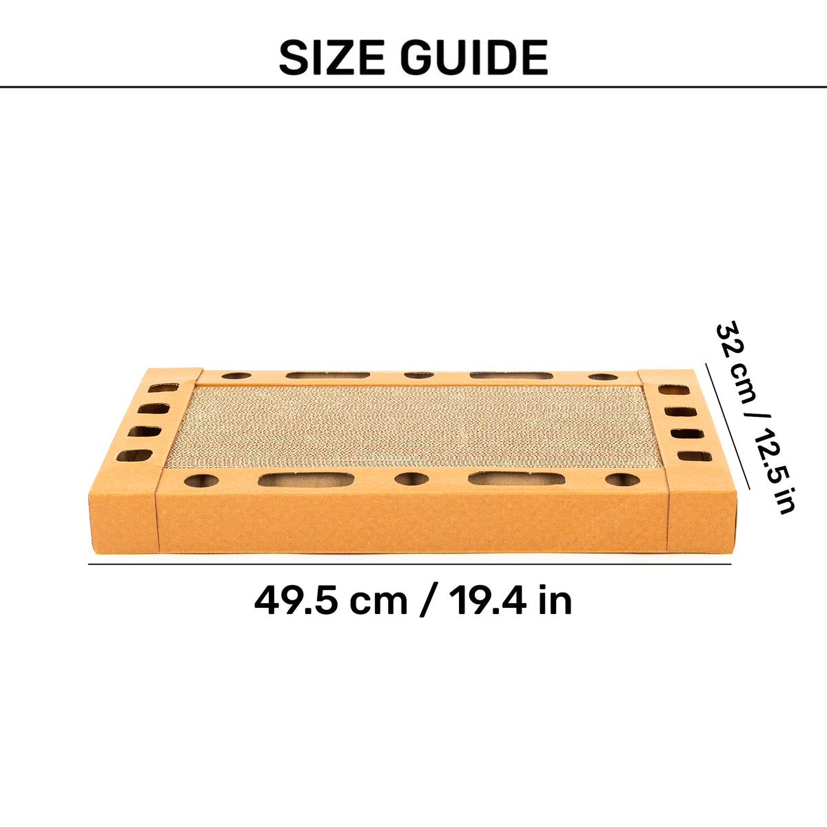 HUFT Scratch Deck Scratcher For Cats - Brown