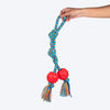 HUFT Tuggables Twin Tossers Rope Toy For Dog - Blue & Red - Heads Up For Tails