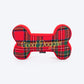 HUFT Good Doggie Plaid Blanket & Cushion Set For Dog - Red_04