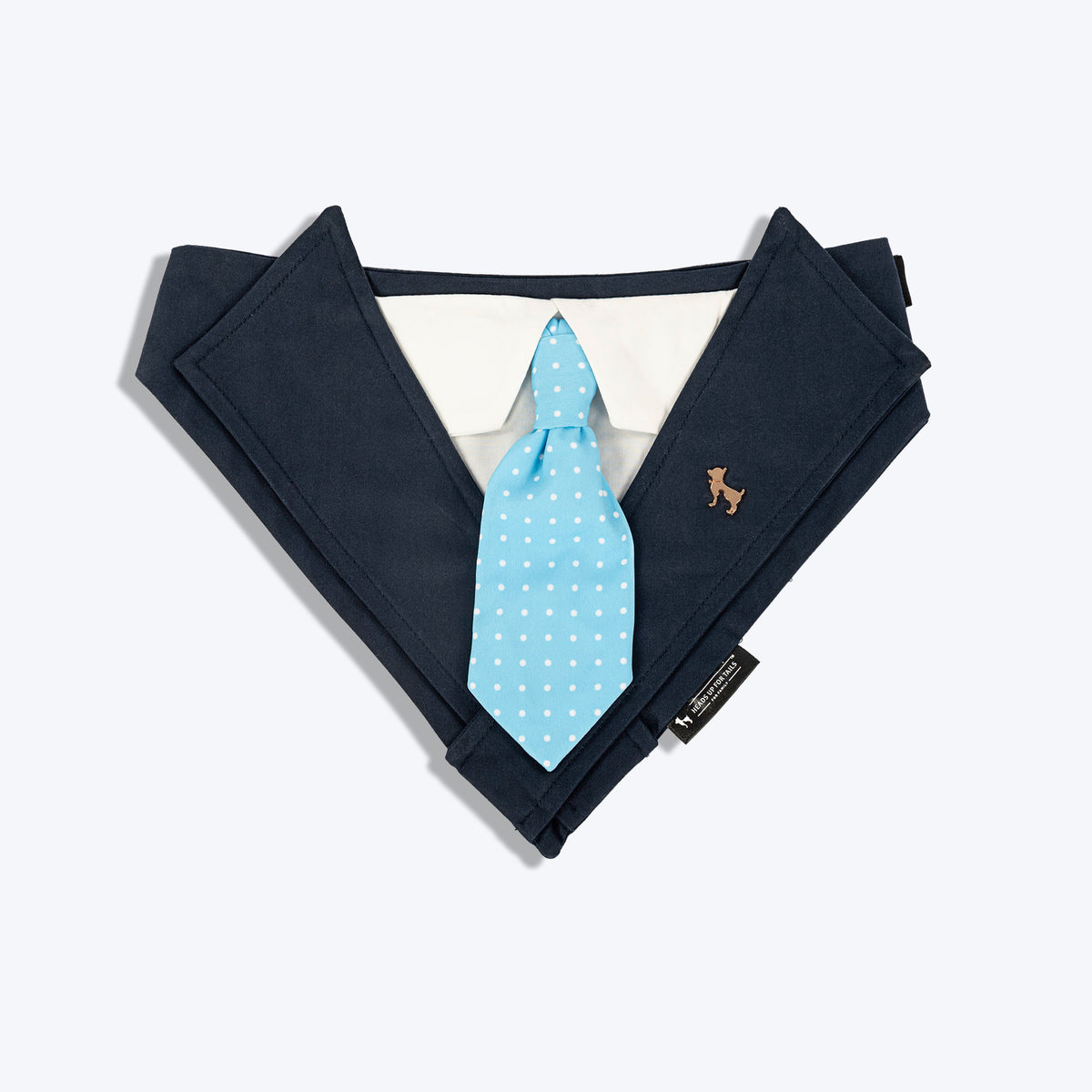 HUFT The Gentleman Bandana For Dog - Blue