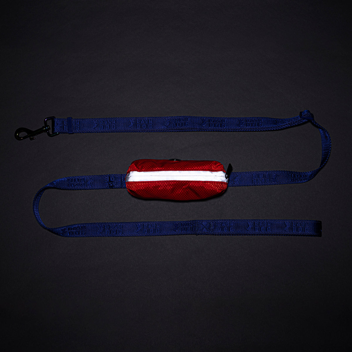 Dash Dog Oh-So-Handy Flexible Leash For Dog - Purple 7 ft - Heads Up For Tails
