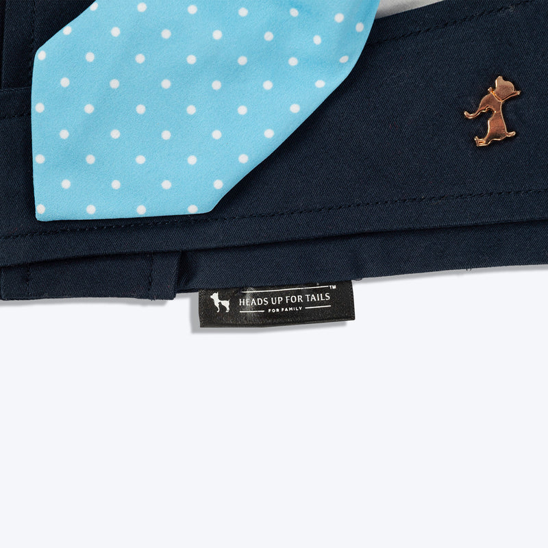 HUFT The Gentleman Bandana For Dog - Blue