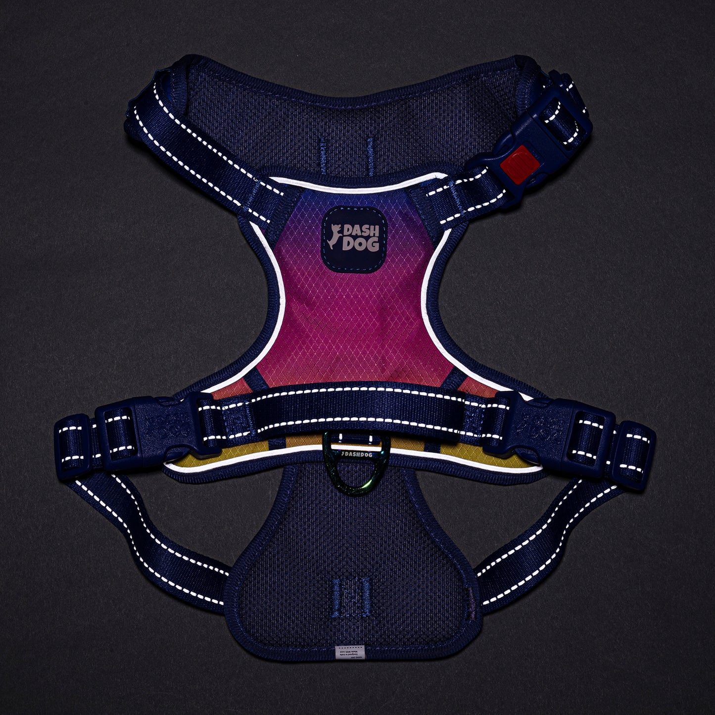 Dash Dog Flow Walk-Along Harness For Dog - Pink & Purple