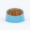 HUFT Melamine Slant Bowl With Steel Inserts For Dog - Light Blue