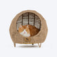 HUFT Purrfect Perch Chair With Cushion For Cat - Brown
