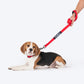 HUFT Personalised Basics Leash For Dog - Crimson Red - Heads Up For Tails