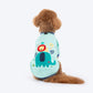 HUFT Jungle Joy Printed T-Shirt For Dog - Light Mint Green - Heads Up For Tails