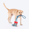 HUFT Tuggables Twin Tossers Rope Toy For Dog - Blue & Red - Heads Up For Tails