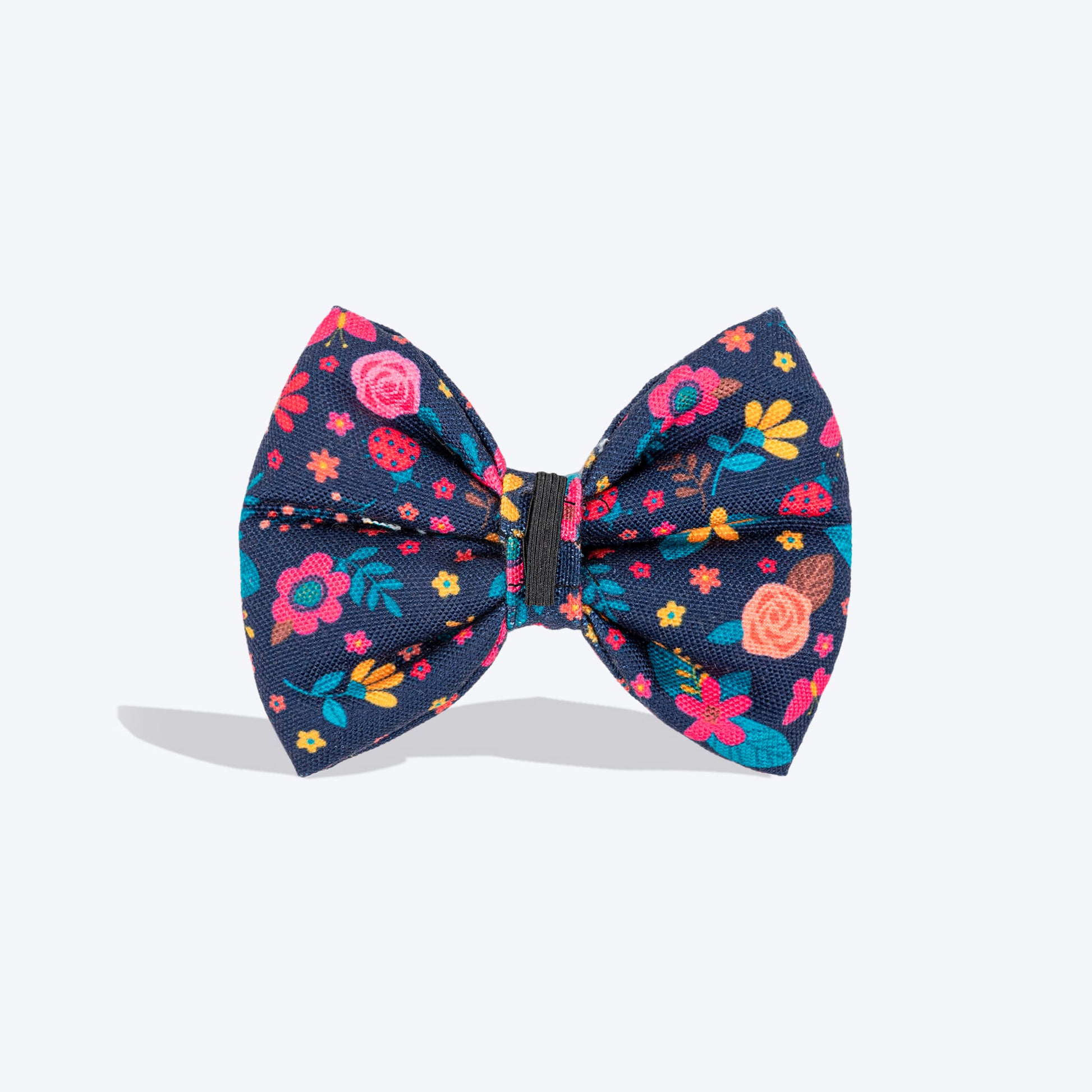 HUFT Bloomscape Printed Bow Tie for Dog - Navy - Heads Up For Tails