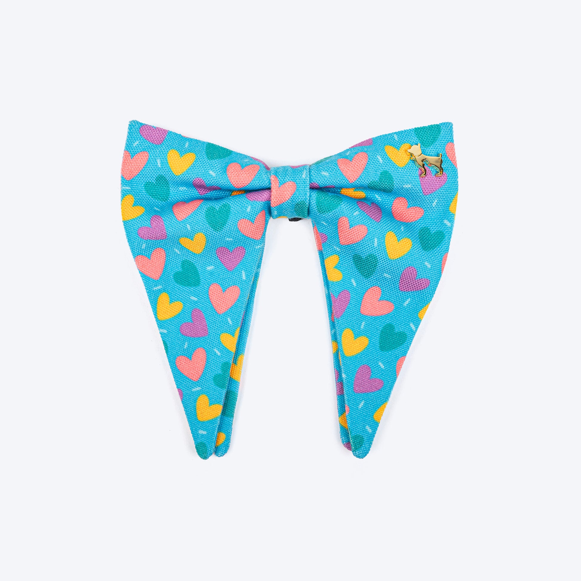 HUFT Over The Rainbow Printed Bow Tie for Dog - Blue - Heads Up For Tails