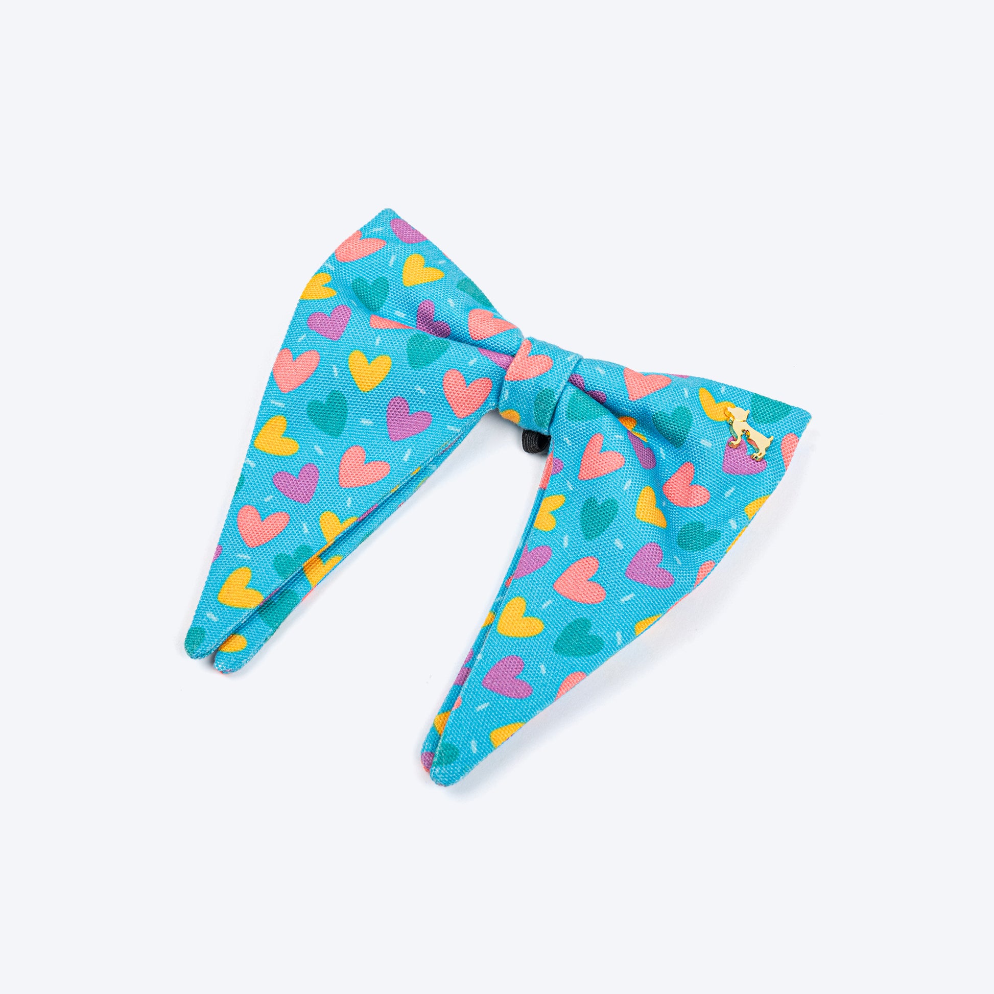 HUFT Over The Rainbow Printed Bow Tie for Dog - Blue - Heads Up For Tails