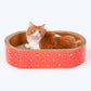 HUFT Scratch n Nap Cat Scratcher - Orange - Heads Up For Tails