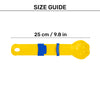 TLC Stick Treat Dispenser For Cat - Yellow & Blue - Heads Up For Tails