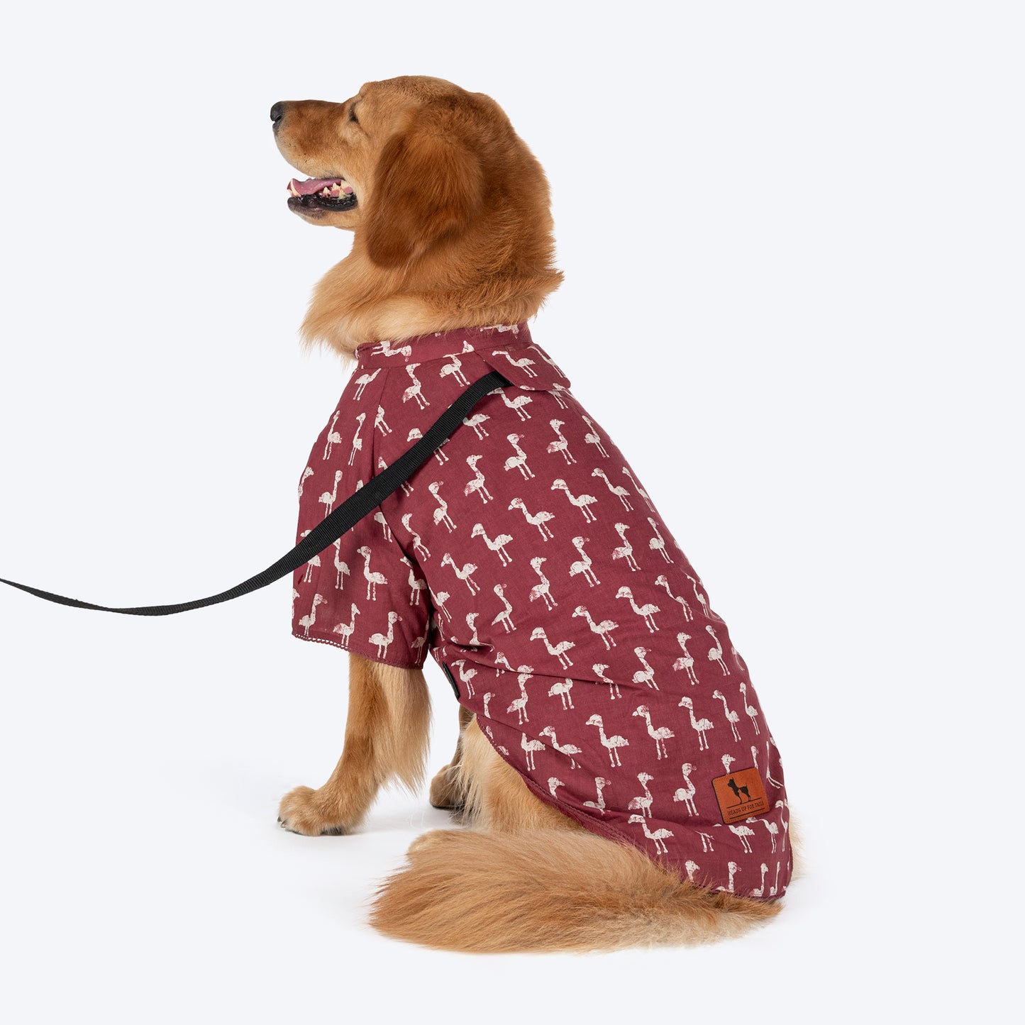 HUFT Printed Shirt For Dog - Red - Heads Up For Tails