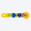 TLC Stick Treat Dispenser For Cat - Yellow & Blue - Heads Up For Tails