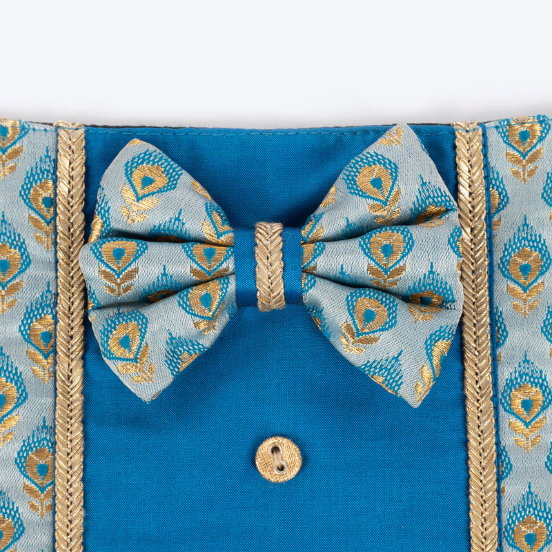 HUFT Regal Bloom Bandana For Dog - Blue