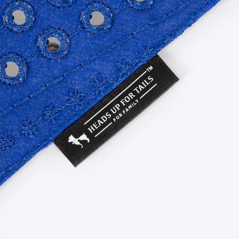 HUFT Shahi Sitara Bandana For Dog - Blue
