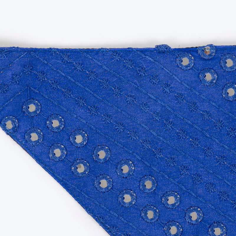 HUFT Shahi Sitara Bandana For Dog - Blue