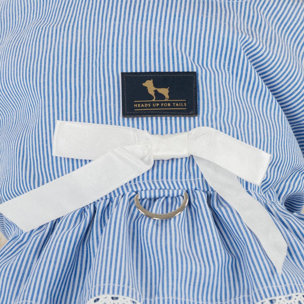 HUFT Tailor Stripe Dress For Dog - Blue - Heads Up For Tails
