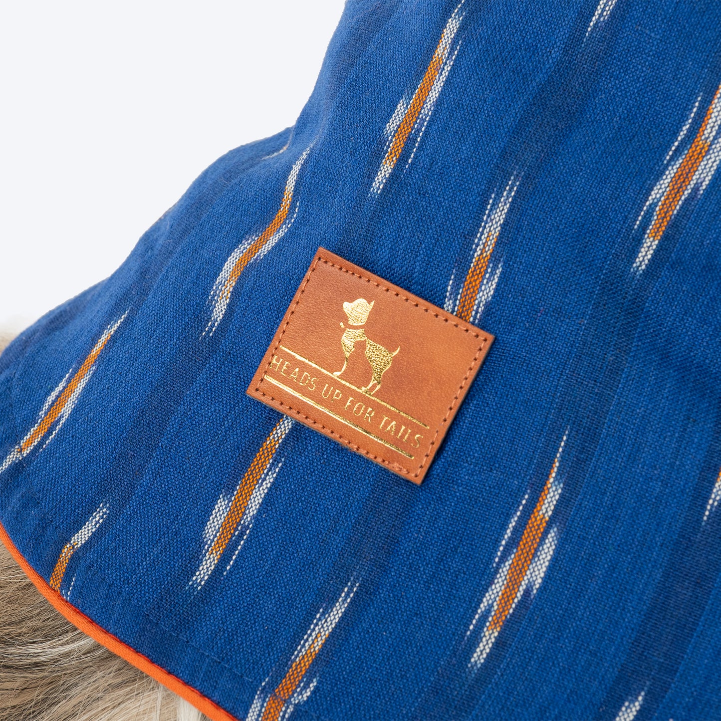 HUFT EthniPaw Ikat Kurta For Dog - Navy Blue