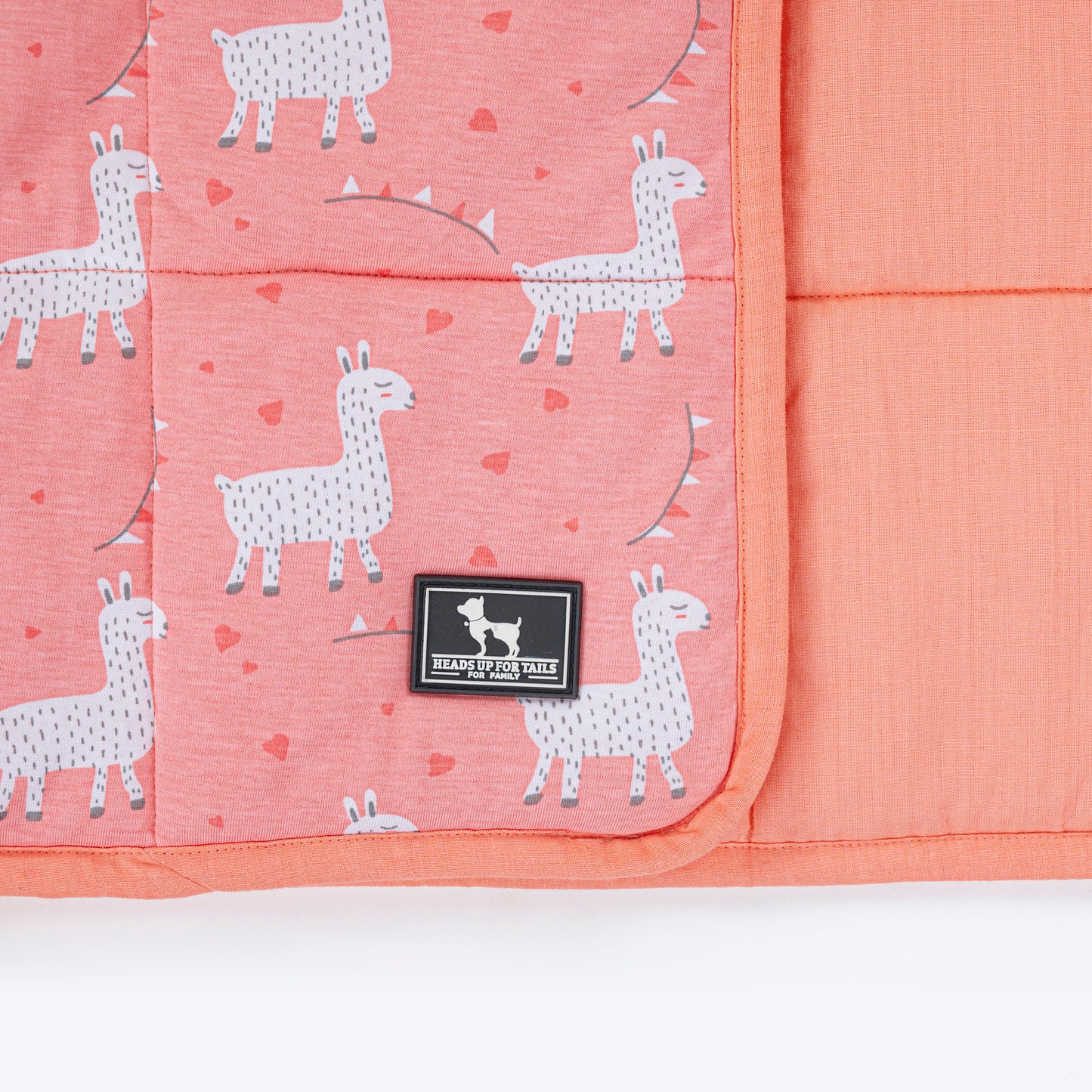 HUFT Personalised Cuddle Bundle Puppy & Kitten Blanket - Peach - Heads Up For Tails