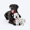 HUFT Dotted Doggo Plush Toy For Dog - White & Black - Heads Up For Tails