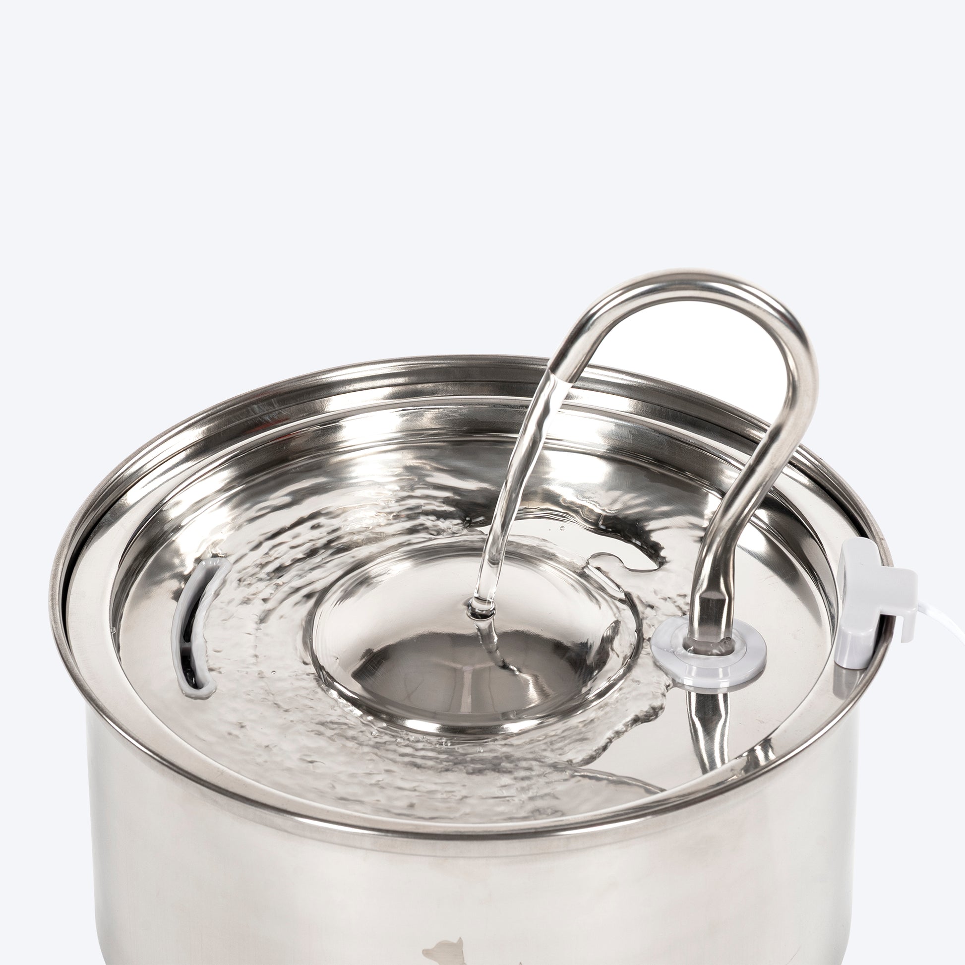 HUFT Stainless Steel Water Fountain For Dog & Cat - Heads Up For Tails