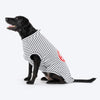 HUFT Cuddle Bug Striped T-Shirt For Dog - Black & White - Heads Up For Tails