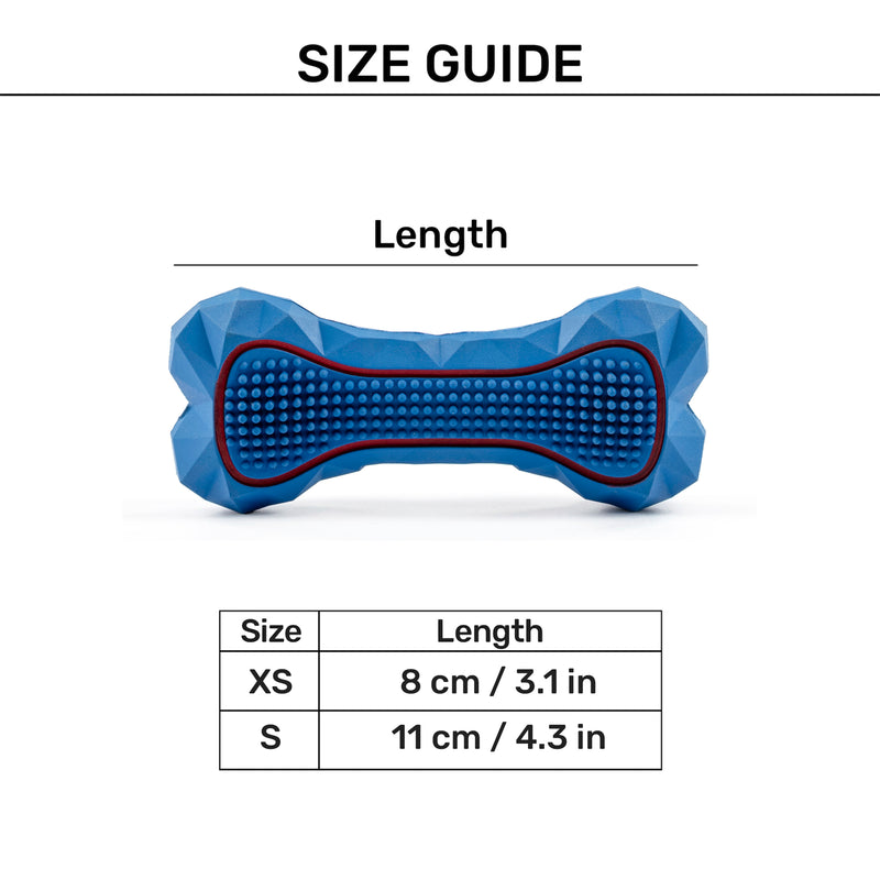 HUFT Chewtastic Power Bone Chew Toy For Dog - Blue